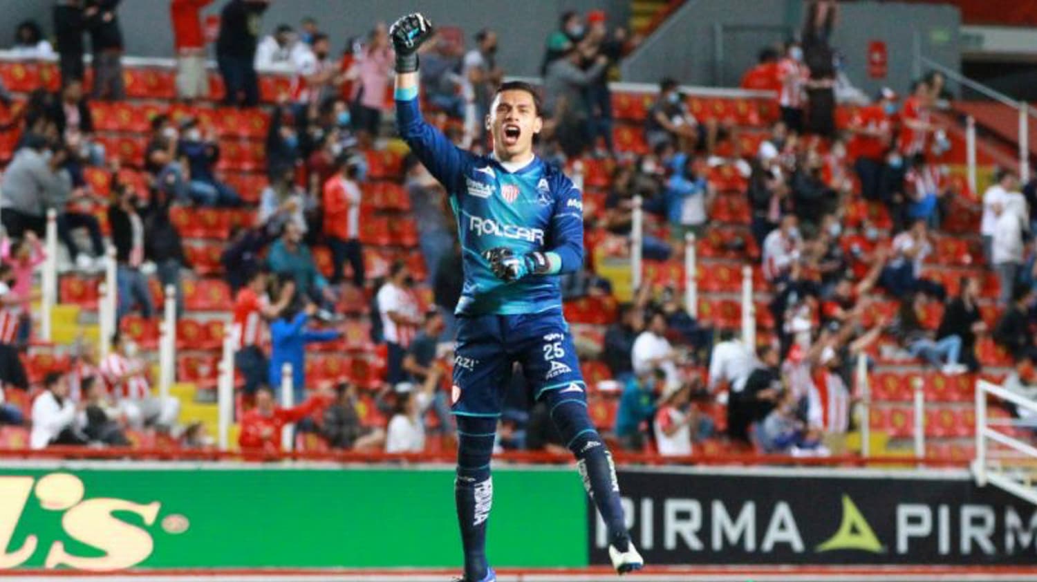 Necaxa vs Monterrey match analysis. The importance of body position for goalkeepers