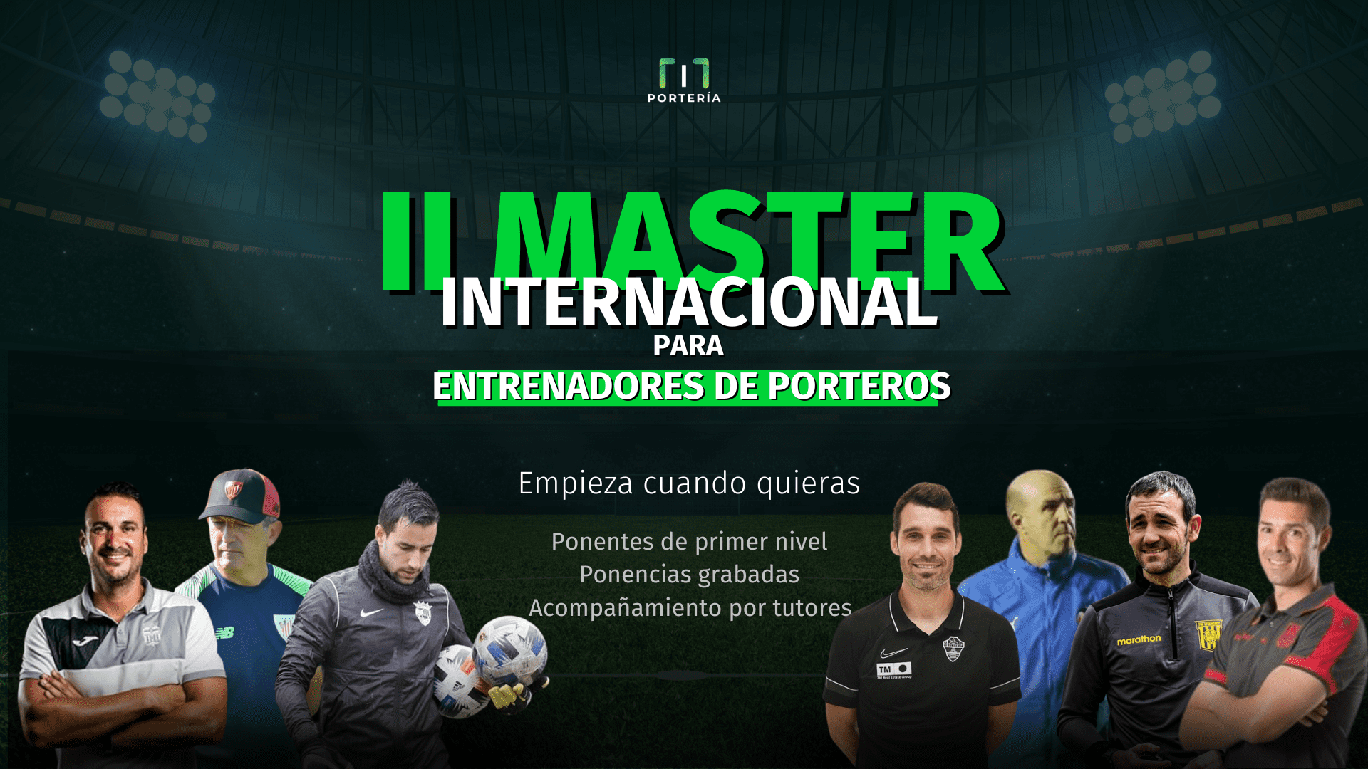 Banner II Master internacional para entrenadores de porteros